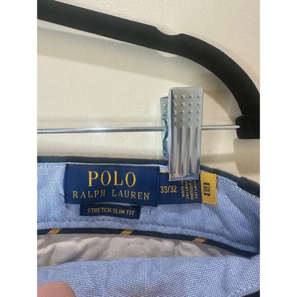 Polo Ralph Lauren NWT Stretch Slim Fit Tartan Chino Sz 33x32 Green Plaid - Picture 5 of 9